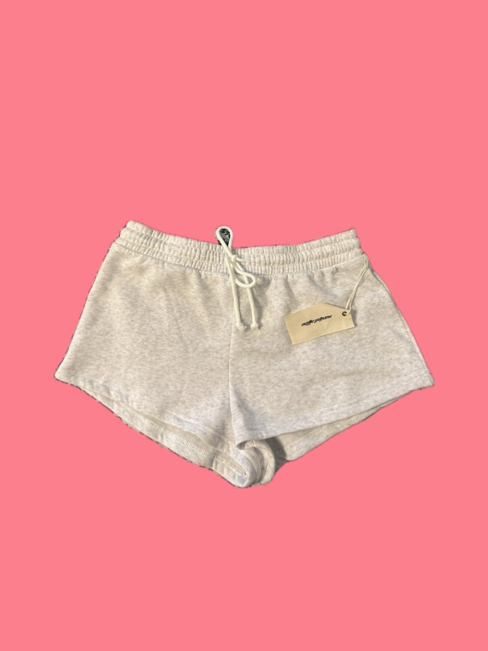 Women’s Light Gray Drawstring Shorts